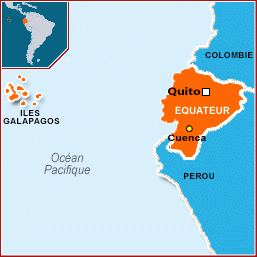 Emplacement des îles Galápagos